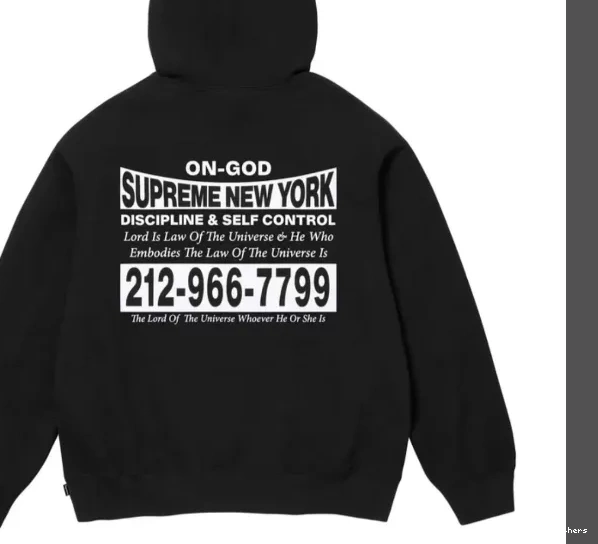 S HOODED Black&Grey Sapphire FW24 GOD SWEATSHIRT M XL L ON 0925